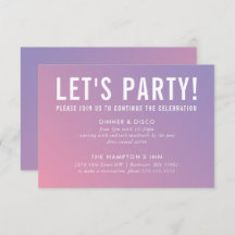 パーティーお祝いカーモダンド紫ピンク勾配