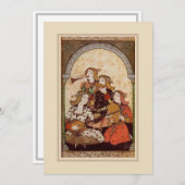 パーティーお祝いフラットノートカード ノートカード (正面/裏面)