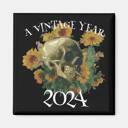 パーティーお祝いホリデーディナーフェスティバル2024 マグネット (正面)