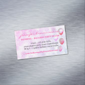 パーティーお祝い大事な行事プランナーバルーン マグネット名刺 (インサイチュ)