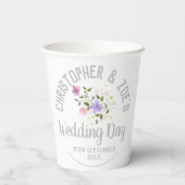 パーティーお祝い《キリスト教》洗礼式や命名式 紙コップ (裏面)