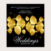 パーティーお祝い | バルーン 名刺 (外部フラット)