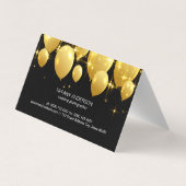 パーティーお祝い | バルーン 名刺 (裏面)