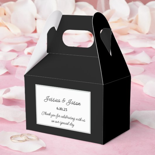 パーティーお菓子ボックス フェイバーボックス (ウェディング)