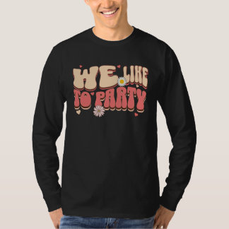 パーティーが好きな私たち パトロン・レトロ・バチェラー Tシャツ