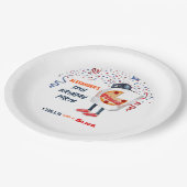 パーティーが楽しくなる！ピザ ペーパープレート (アングル)