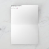 「パーティーが風に吹き込まれば起こる絵を描」 サンキューカード (内部)