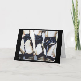 「パーティーが風に吹き込まれば起こる絵を描」 サンキューカード