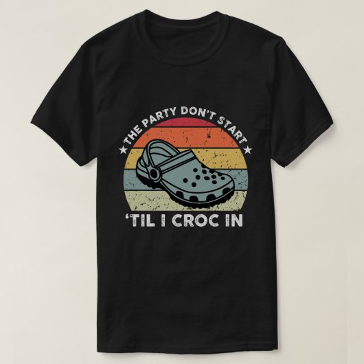 パーティーがTシャツでCrocを起動しない Tシャツ (デザイン正面)