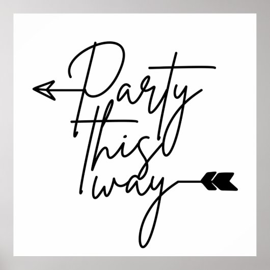 パーティーこの方向のポスター ポスター (正面)