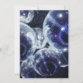 パーティーしよう ディスコボール 招待状 (裏面)