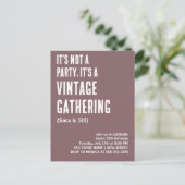 パーティーじゃない、お誕生日のクラシックな集まり ポストカード (スタンド正面)