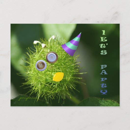 パーティーだ！ インビテーションポストカード (正面)