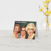 「パーティーだ、ブリュッセル！」 招待カード カード (黄色い花)