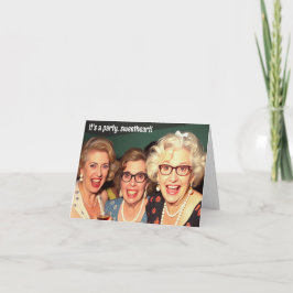 「パーティーだ、ブリュッセル！」 招待カード カード