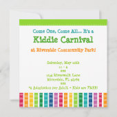 パーティーだ！ 招待状 (裏面)