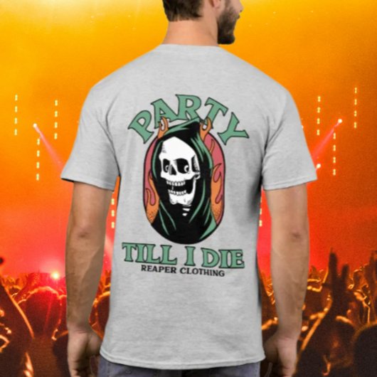 パーティーで死ぬ Tシャツ