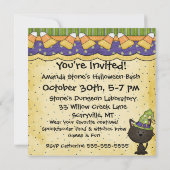 パーティーとグールハロウィーン招待状 招待状 (裏面)