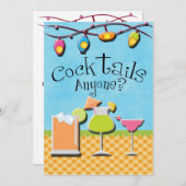 パーティーとバーベキューの招待状 招待状 (正面/裏面)