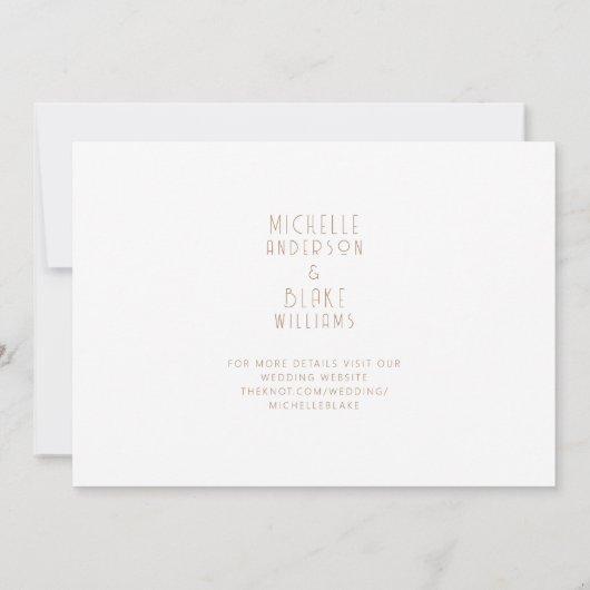 パーティーとMargarita結婚式の日付を保存 招待状 (裏面)