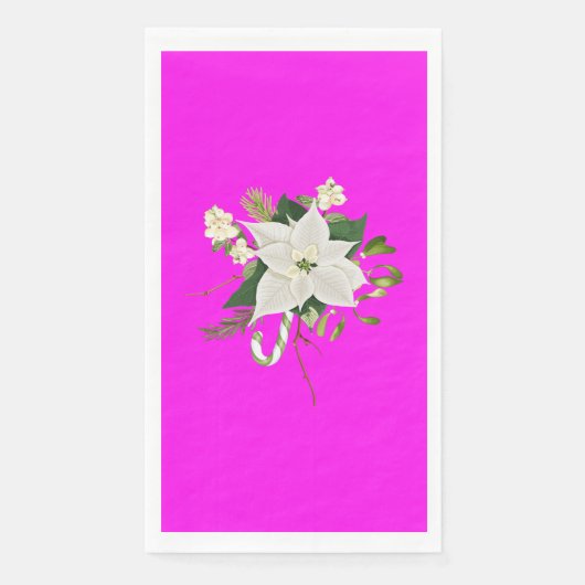 パーティーにぴったりなエレガントなピンクの花柄デザイン (正面)