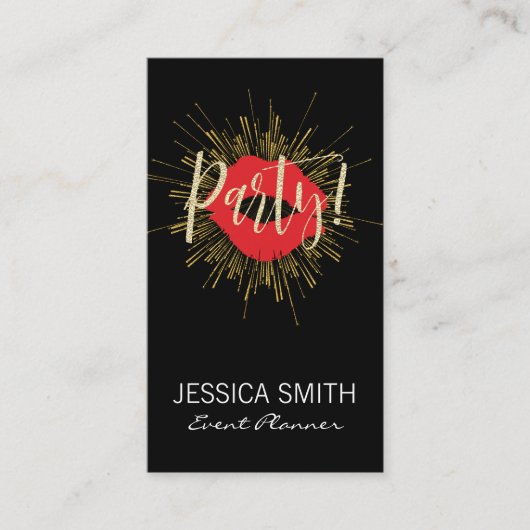 パーティーによる爆発キス 名刺 (正面)