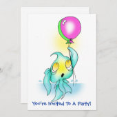 パーティーに招待します! 招待状 (正面/裏面)