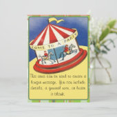 パーティーに来られる 招待状 (スタンド正面)