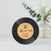 パーティーに飛び込んで - ビニール招待の雰囲気 招待状 (スタンド正面)