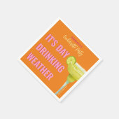 パーティーのお天気だ!楽しい名言 バチェロレッテ スタンダードカクテルナプキン (角)