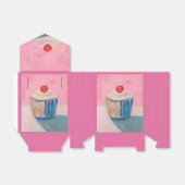 パーティーのお気に入りボックス – 持ち帰りボックス – Cupcakes Gives フェイバーボックス (折り畳みなし)