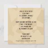 パーティーのお知らせ 子供の誕生日 招待状 (裏面)