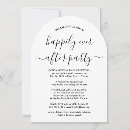 パーティーのお祝い写真結婚の後で幸せに 招待状