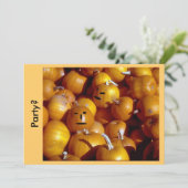 パーティーのお誘い - ハロウィンのカボチャ 招待状 (スタンド正面)