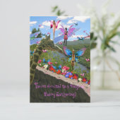 パーティーのお誘い フェアリー(妖精)たちの集会 招待状 (スタンド正面)