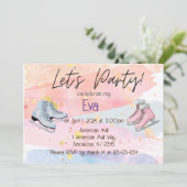 パーティーのお誘い 招待状 (スタンド正面)