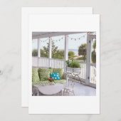 パーティーのお誘い 招待状 (正面/裏面)