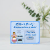 パーティーのお誘い 招待状 (スタンド正面)