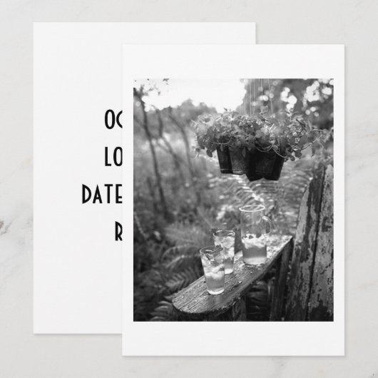 パーティーのお誘い 招待状 (正面/裏面)