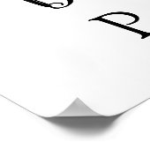 パーティーのお酒 ウェルカムサイン ポスター (角)