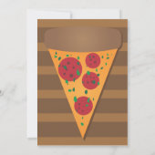 パーティーのごちそう 招待状 (裏面)