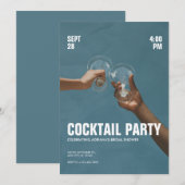 パーティーのご招待 招待状 (正面/裏面)