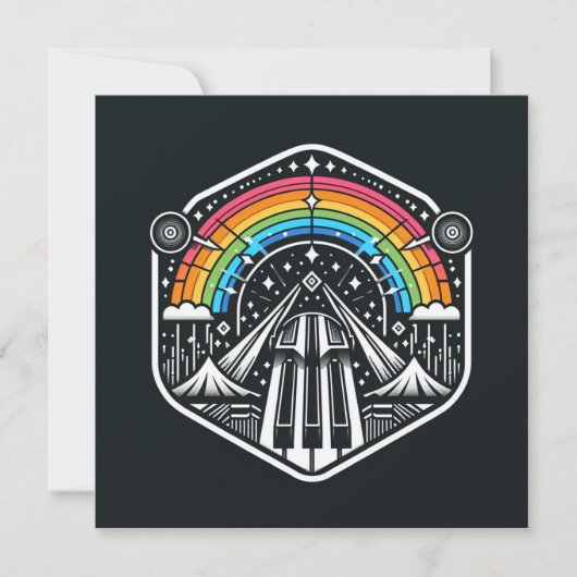 パーティーのご招待 招待状 (正面)