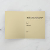 パーティーのためのパスポート 招待状 (内部)