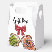 パーティーのための朝食と甘いトースト フェイバーボックス (オープン)