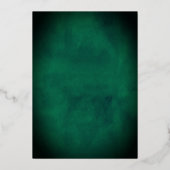 パーティーのようなアイリッシュセントパトリックの日のパーティー 実在 箔招待状 (裏面)