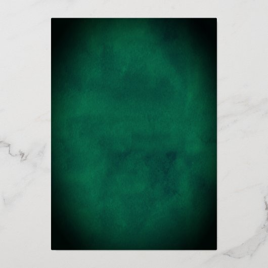 パーティーのようなアイリッシュセントパトリックの日のパーティー 実在 箔招待状 (裏面)