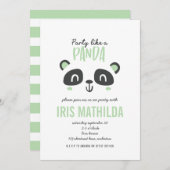 パーティーのようなパンダの明るいカラフル (正面/裏面)