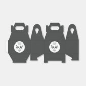 パーティーのようなパンダの明るいカラフル フェイバーボックス (折り畳みなし)