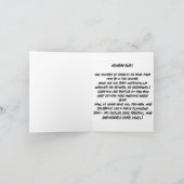 パーティーのようなフラミンゴ – おもしろい&フェスティバル誕生日 カード (内部)